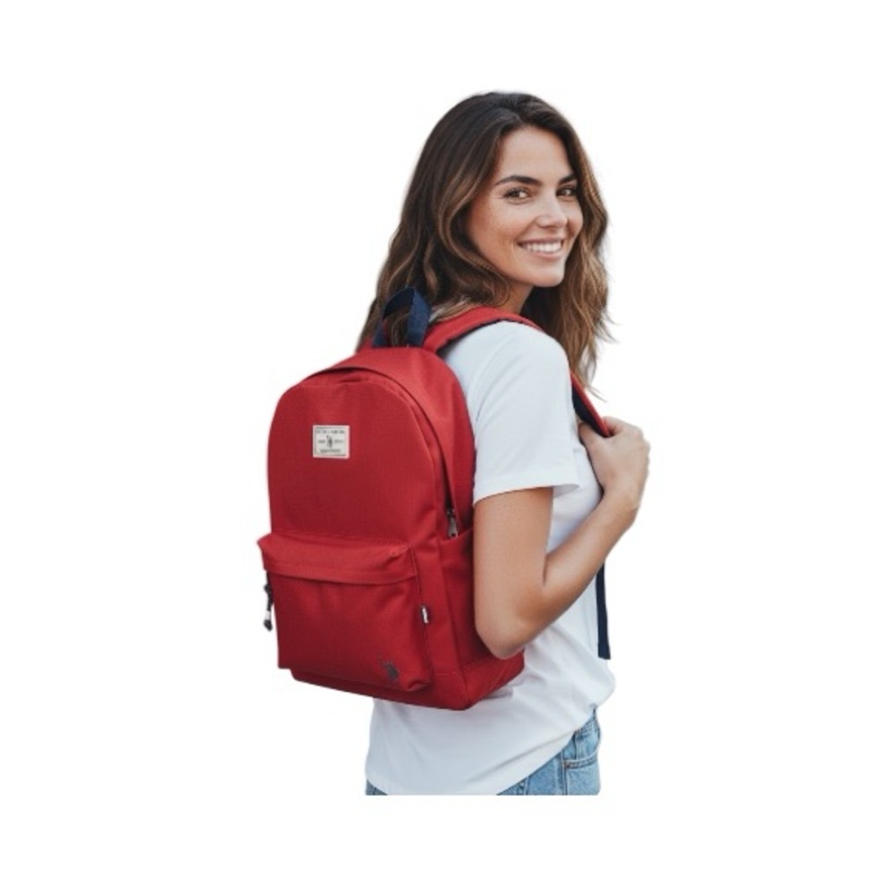 U.S. Polo Assn. Red Backpack - Picture 10 of 11
